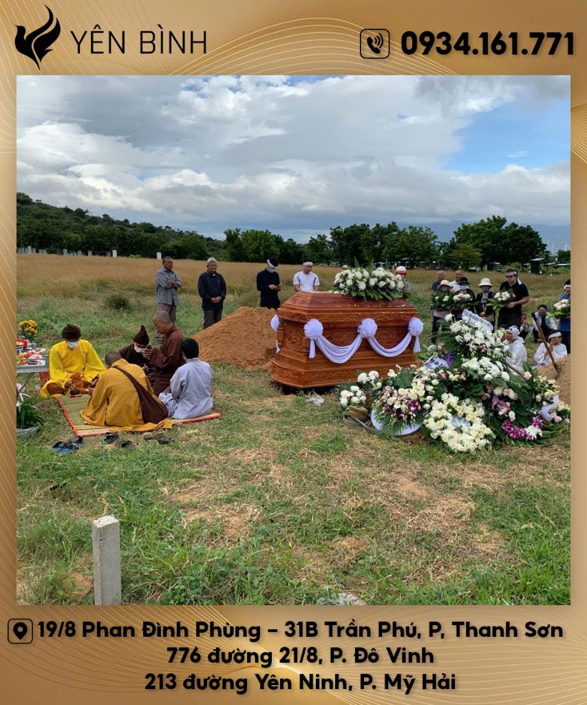Lễ an táng tại nghĩa trang
